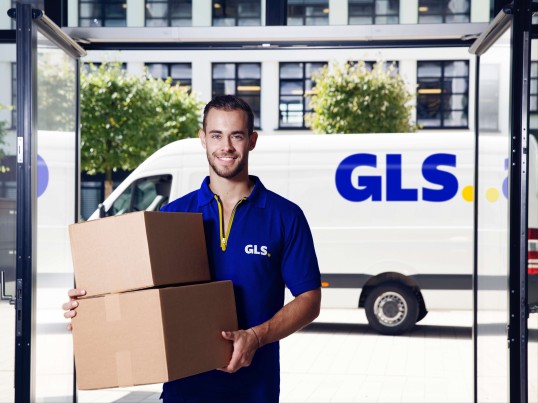 GLS vehicle surrounded by grapevines