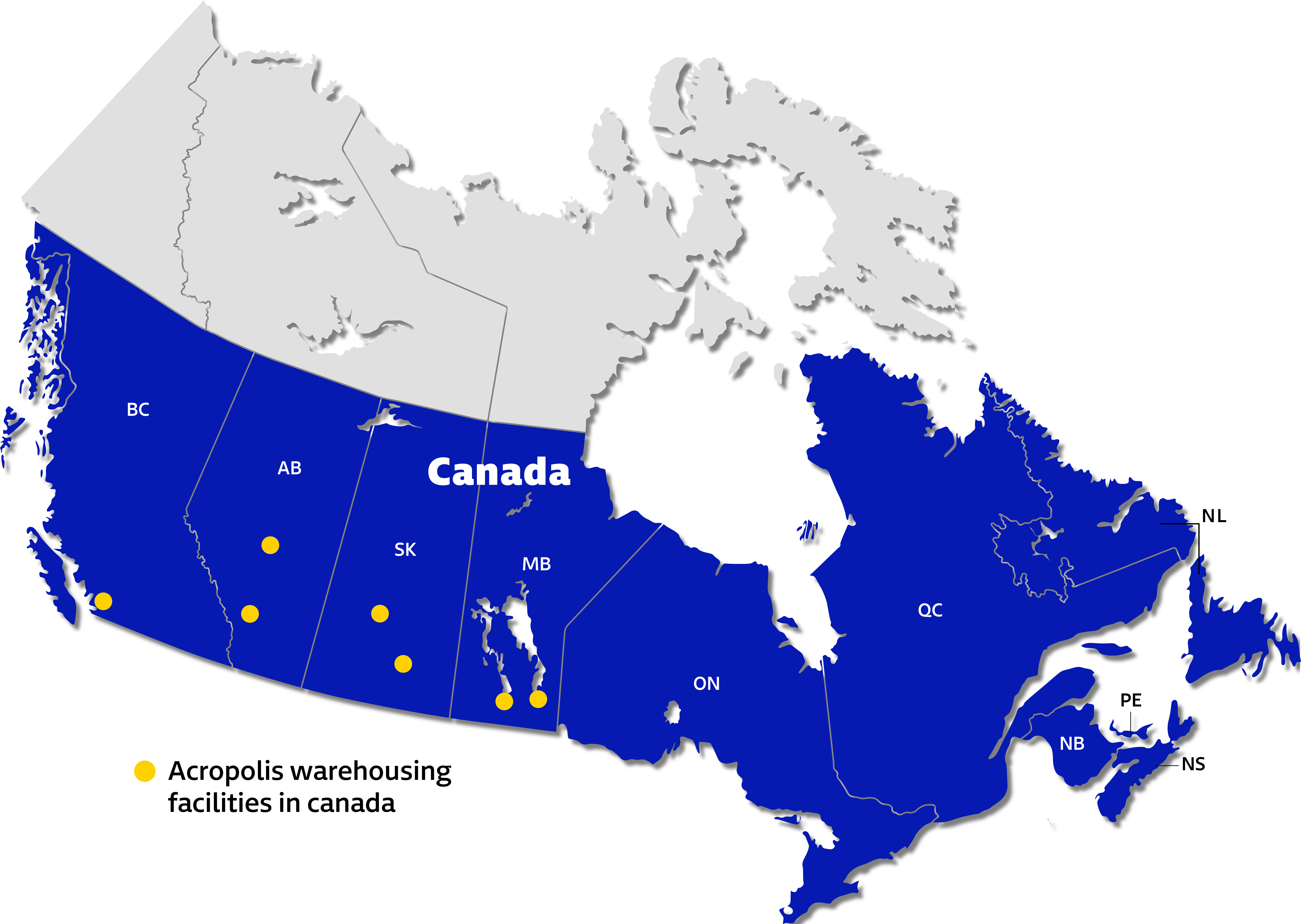 Map of Acropolis facilities