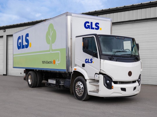 First GLS Canada 100% electric vehicles.