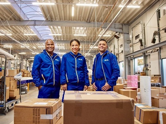 Employees in a GLS Depot