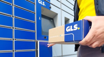 the parcel is placed in a parcel locker