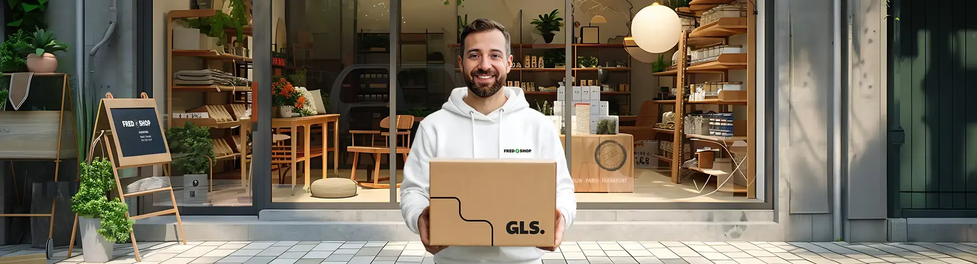 An e-tailer ready to send its parcels with GLS