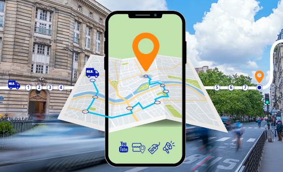 Parcel tracking screen with GLS Engage Plus