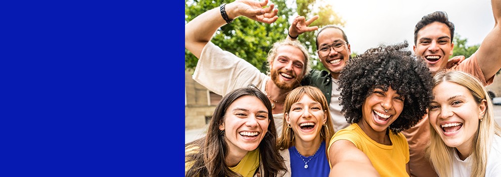 Ragazzi felici rappresentano il valore di GLS 