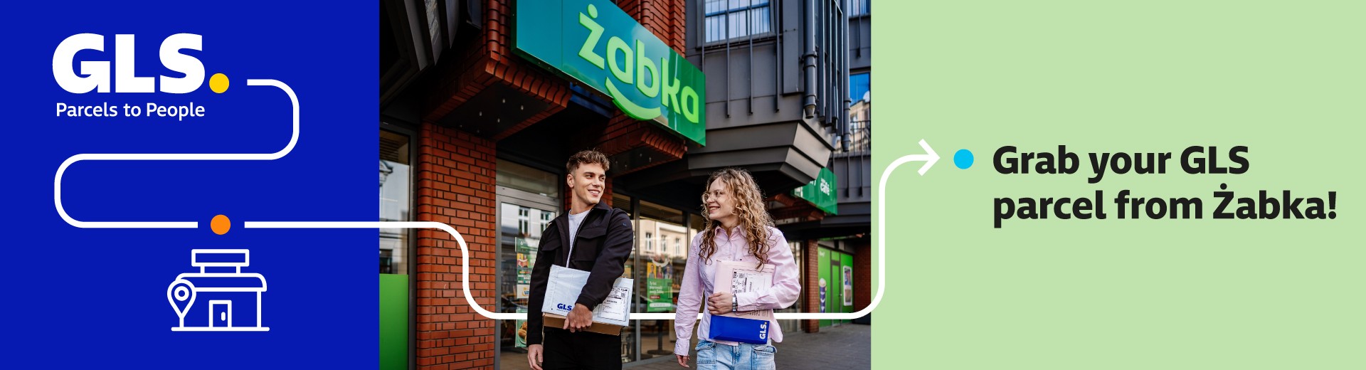 Grab your GLS parcel from Żabka!